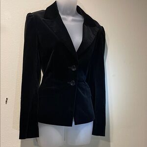 Halogen Black Velvet Women's Blazer M